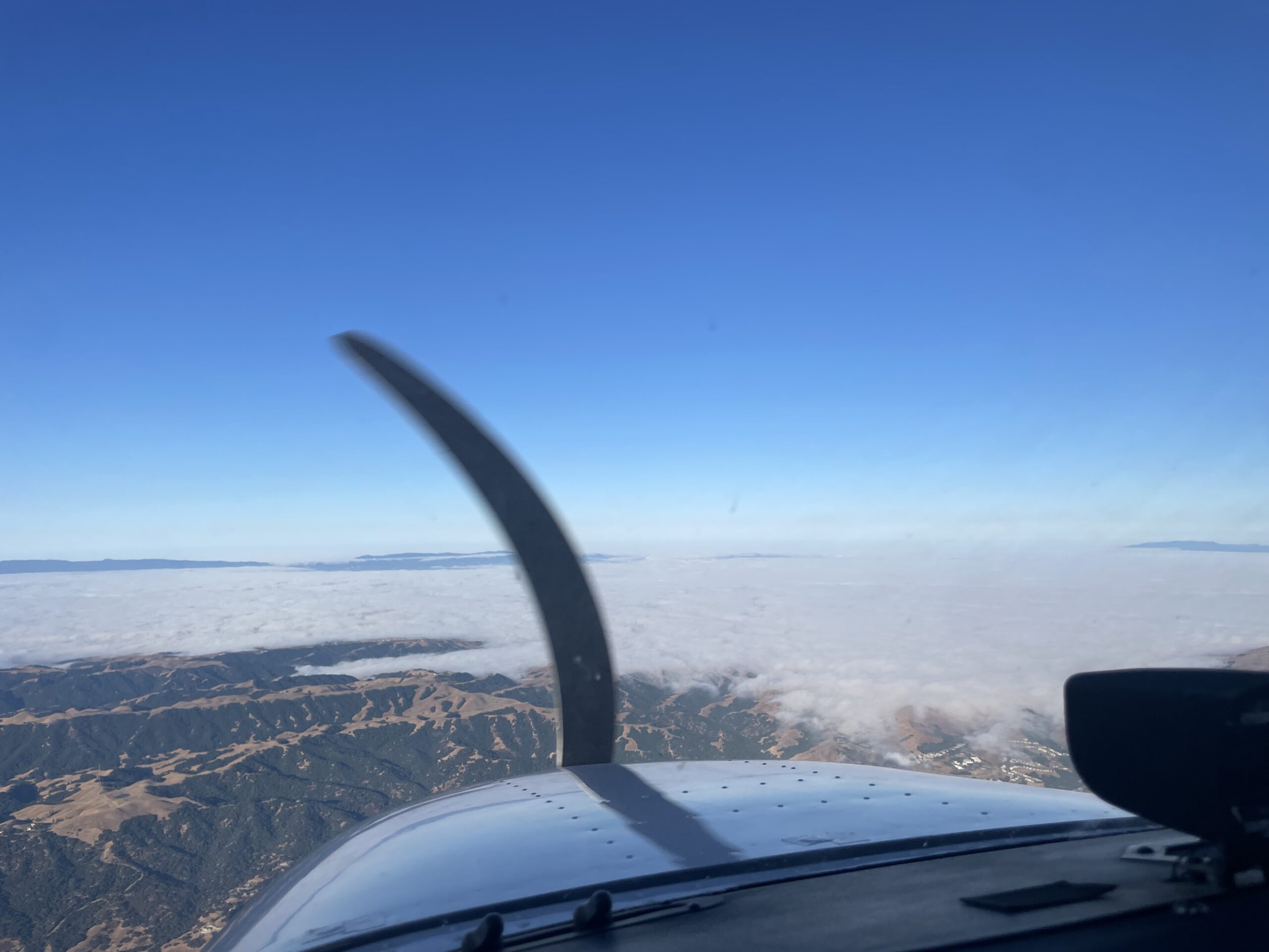Flight School aircraft during flight training